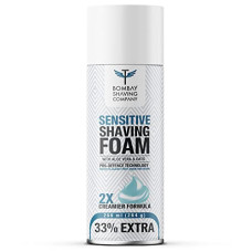 Deals, Discounts & Offers on Health & Personal Care - Bombay Shaving Company Sensitive Shaving Foam,266 ml (33% Extra) with Aloe Vera & Oats (Aloe Vera)