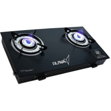 Deals, Discounts & Offers on  - ruwa Steel, Glass Manual Gas Stove(2 Burners)