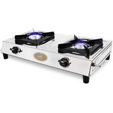 Deals, Discounts & Offers on  - ruwa ATOM Stainless Steel Manual Gas Stove(2 Burners)