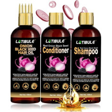 Deals, Discounts & Offers on  - Latibule Black Seed Onion hair oil shampoo n conditioner Best combo With Combo Applicator(3 Items in the set)