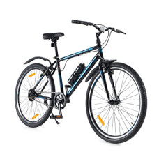Deals, Discounts & Offers on  - Urban Terrain UT7001S27.5 Berlin City Bike with Complete Accessories, Free Cycling Event & Ride Tracking App by Cultsport (Black - Blue, Ideal