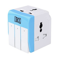 Deals, Discounts & Offers on Electronics - MX Universal Conversion Multiplug with Individual Switch - 3 PIN 3 Way Plug