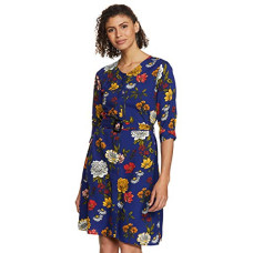 Deals, Discounts & Offers on Women - [Sizes M, L] pluss Women's Georgette A-Line Knee-Length Dress