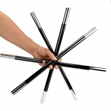 Deals, Discounts & Offers on  - MilesMagic Magician's Multiplying Wands Close-Up 4 Wands Gimmick Real Magic Trick (Black)