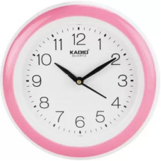 Deals, Discounts & Offers on  - Kadio Analog 22 cm X 22 cm Wall Clock(White, With Glass, Standard)