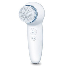 Deals, Discounts & Offers on  - Beurer FC 65 Pureo Deep Clear Facial Brush with 2 Function Levels Vibrating and pulsating | 3 Speed Settings | Battery-Powered | Blue LED Light | 3 Years Warranty