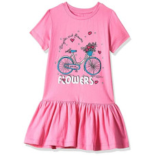 Deals, Discounts & Offers on  - T2F Girl's Cotton A-Line Knee-Length Casual Dress