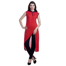 Deals, Discounts & Offers on Women - Kurti's By Menka Women's Rayon Straight Kurta