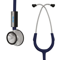 Deals, Discounts & Offers on  - LIFE LINE Junior Stethoscope (Dark Blue) | Single Diaphragm Aluminum Sand finish Chest Piece for Adult| Y Tube | Suitable