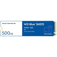 Deals, Discounts & Offers on  - Western Digital WD Blue SN570 NVMe 500GB, Upto 3500MB/s, with Free 1 Month Adobe Creative Cloud Subscription, 5 Y Warranty, PCIe Gen 3 NVMe M.2 (2280), Internal Solid State Drive (SSD) (WDS500G3B0C)