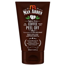 Deals, Discounts & Offers on Beauty Care - Man Arden Caffeine Coffee Peel Off Mask with Arabica Coffee Beans - No Parabens, Sulphate, Silcones, 100mL
