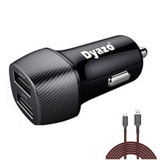 Deals, Discounts & Offers on Mobile Accessories - Dyazo 2 Port Car Charger 4.8 Amp Compatible