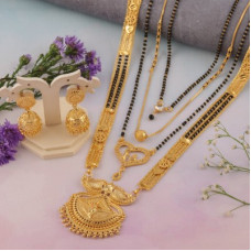 Deals, Discounts & Offers on  - brado jewelleryBrass Gold-plated Gold Jewel Set(Pack of 1)
