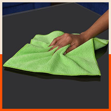Deals, Discounts & Offers on Home Improvement - Bathla Spic & Span Multi Purpose Micro Fiber Cleaning Cloth - 380 GSM: 60cmx40cm (Pack of 3 - Fluorescent Green)