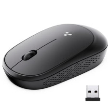 Deals, Discounts & Offers on  - Ambrane SliQ Wireless Optical Mouse with 2.4GHz, USB Nano Dongle, 3 Keys with Silent Clicks, 1200 DPI, Comfortable Grip (Black)