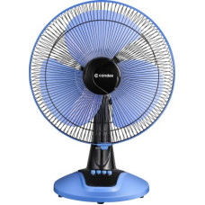 Deals, Discounts & Offers on Home Appliances - Candes Desker 400 mm Silent Operation 3 Blade Table Fan(Black & Blue, Pack of 1)