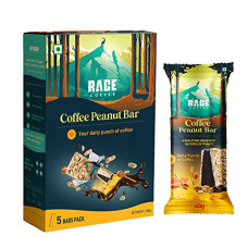 Deals, Discounts & Offers on  - Rage Coffee Peanut Bars (Pack of 5)
