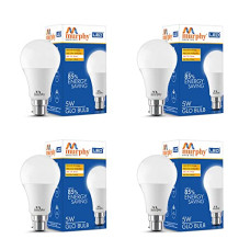Deals, Discounts & Offers on  - Murphy 5-Watts Base B22 LED Bulb - Cool White - Pack of 4
