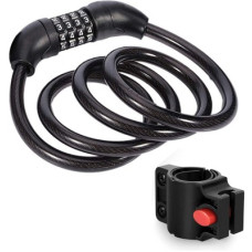 Deals, Discounts & Offers on Accessories - Adrenex by Flipkart Cycle Number Lock Bike Cable Lock Resettable Bicycle Lock with Mounting Bracket Cycle Lock