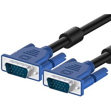 Deals, Discounts & Offers on  - LS LAPSTER Quality Assured Male to Male VGA Cable 1.5 Meter, Support Monitor/PC/LCD/LED, Plasma, Projector, TFT (LST-VGACBLE-1.5M)