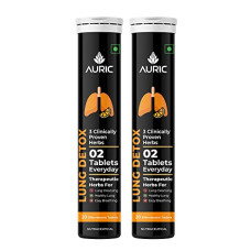 Deals, Discounts & Offers on  - Auric Lung Detox Supplement With Natural Blend of NAC, Pushkarmool, Piper Longum & Licorice Herbs Extract | Lungs Cleaner