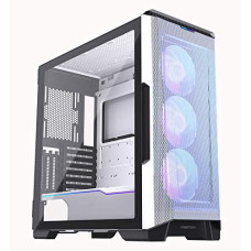 Deals, Discounts & Offers on  - Phanteks Eclipse P500 Air Mid Tower Computer Case/Gaming Cabinet - White| Support ATX, Micro ATX, Mini ITX, E-ATX | Pre-Installed 3 x 140 mm D-RGB Fans in Front - PH-EC500ATG_DWT01