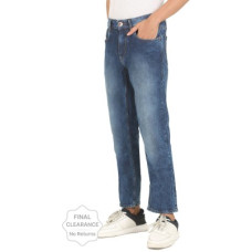 Deals, Discounts & Offers on  - [Sizes 32, 34] FLYING MACHINEMen Tapered Fit Mid Rise Blue Jeans