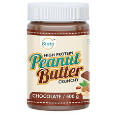 Deals and Offers on  - Bipto High Protein Peanut Butter | Chocloate Crunchy, 500g Deals, Discounts & Offers on  - Bipto High Protein Peanut Butter | Chocloate Crunchy, 500g