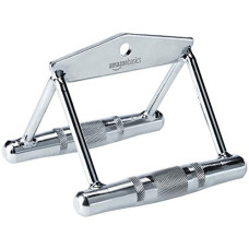 Deals and Offers on  - AmazonBasics Chrome Handle Exercise Weight Machine Accessories Set Deals, Discounts & Offers on  - AmazonBasics Chrome Handle Exercise Weight Machine Accessories Set
