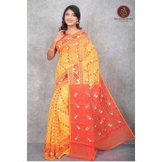 Deals and Offers on  - GHOSH RETAILPrinted Jamdani Handloom Pure Cotton Saree(Multicolor) Deals, Discounts & Offers on  - GHOSH RETAILPrinted Jamdani Handloom Pure Cotton Saree(Multicolor)