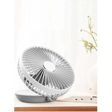 Deals, Discounts & Offers on Home Appliances - YOZO Table Fan You Can Also use Directly Fan Power Bank[ DC] Desk Fan 4000mAh USB 3 mm 3 Blade Table Fan(White, Pack of 1)