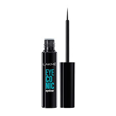 Deals and Offers on Beauty Care - Lakme Eyeconic Liquid Eye Liner, Black, Long Lasting Matte Waterproof Liner - Smudge Proof, Transfer Proof Eye Makeup Deals, Discounts & Offers on Beauty Care - Lakme Eyeconic Liquid Eye Liner, Black, Long Lasting Matte Waterproof Liner - Smudge Proof, Transfer Proof Eye Makeup