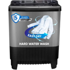 Deals, Discounts & Offers on Home Appliances - realme TechLife 7.5 kg 5 Star Rating Semi Automatic Top Load Washing Machine Black, Grey(RMSA755NNNDG)
