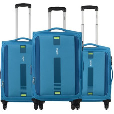 Deals and Offers on - SAFARISoft Body Set of 3 Luggage - GAMMA 55/65/75 4W - Teal Deals, Discounts & Offers on - SAFARISoft Body Set of 3 Luggage - GAMMA 55/65/75 4W - Teal