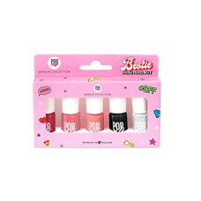 Deals, Discounts & Offers on Beauty Care - MyGlamm POPxo Makeup - Mini Nail Kit - Bestie - 15ml (Set of 5) | Glossy Nail Polish Set | Long Lasting & High Gloss Effect | Chip Resistant Nail Paints | Cruelty-free & Vegan