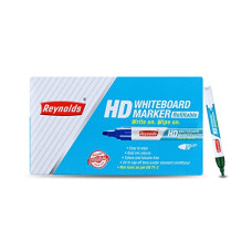 Deals, Discounts & Offers on Stationery - Reynolds Bold Hd White Board Marker Pen For Office And Home Use I Leak Proof White Board Marker With Unique Tip Stopper System - 10Ct Green