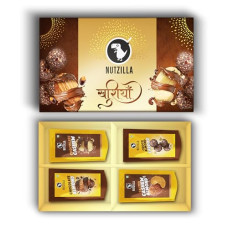 Deals and Offers on - Nutzilla By Bevzilla Gift Box | 4 Premium Combo| Chocolate Almonds, Chocolate Cashew,Chocolate Almond Laddoo & Salted Almond & Cashews |40 Grams Each|Festive Gifting | Premium Gift Box | Gift Box |Corporate Gift Box Deals, Discounts & Offers on - Nutzilla By Bevzilla Gift Box | 4 Premium Combo| Chocolate Almonds, Chocolate Cashew,Chocolate Almond Laddoo & Salted Almond & Cashews |40 Grams Each|Festive Gifting | Premium Gift Box | Gift Box |Corporate Gift Box