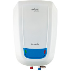 Deals, Discounts & Offers on Home Appliances - Hindware 5 L Storage Water Geyser (Immedio, White and Blue)