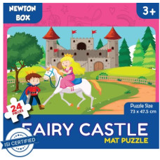 Deals, Discounts & Offers on  - Little Olive Newton Box Floor Puzzle | Theme Fairy Castle | 3 Years and above(Pink)