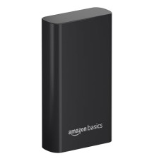 Deals, Discounts & Offers on Power Banks - Amazon Basics 20000mAh 22.5W Fast Charging Power Bank with Cable | Triple Output Ports |Dual Input Ports | Lithium Polymer Power Bank | Compact Metal Body (Black)