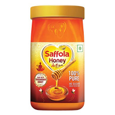 Deals and Offers on - Saffola Honey Active, Made with Sundarban Forest Honey, 100% Pure Honey, No sugar adulteration, 1Kg Deals, Discounts & Offers on - Saffola Honey Active, Made with Sundarban Forest Honey, 100% Pure Honey, No sugar adulteration, 1Kg