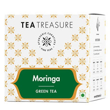 Deals and Offers on - Tea Treasure Moringa Green Tea Box 10 Pyramid Tea Bags | Moringa Tea Deals, Discounts & Offers on - Tea Treasure Moringa Green Tea Box 10 Pyramid Tea Bags | Moringa Tea