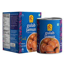 Deals, Discounts & Offers on  - Bhikharam Chandmal Gulab Jamun Tin Sweets- Open & Eat - Indian Sweets - 1 Kg - 14 Pieces