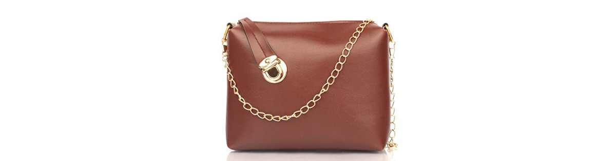 Mammon Women's Sling Bag (slg-C-lock_Tan Brown)