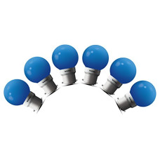 Deals, Discounts & Offers on  - Wipro Safelite N10004 B22 0.5-Watt Led Night Lamp (Pack of 6, Blue)