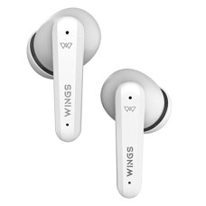 Deals, Discounts & Offers on Headphones - Wings Phantom 380 Best Low Latency 30Hrs Earbuds, ANC Bluetooth Wireless Headphones, Ergonomic Case with LED Lights, 50 Hours Playtime, Quad ENC Mic, TWS Headset with Touch Controls.
