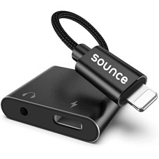 Deals, Discounts & Offers on Electronics - Sounce Replacement For iPhone Charger and Headphones Adapter iPhone Splitter, MFi Charger and Aux Adapter Earphone Audio Dual Lightning Charging Dongle