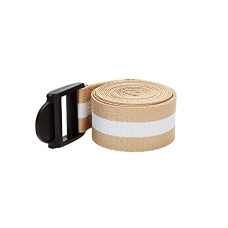 Deals and Offers on - Amazon Basics Anti Skid Cotton Yoga Strap Belt, Stripe, 8 Feet Deals, Discounts & Offers on - Amazon Basics Anti Skid Cotton Yoga Strap Belt, Stripe, 8 Feet