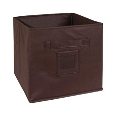 Deals, Discounts & Offers on  - Amazon Brand - Solimo Fabric Storage Box, Medium, Brown