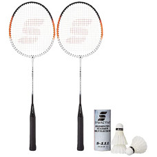 Deals, Discounts & Offers on  - Amazon Brand - Symactive Badminton Kit with 2 Racquets